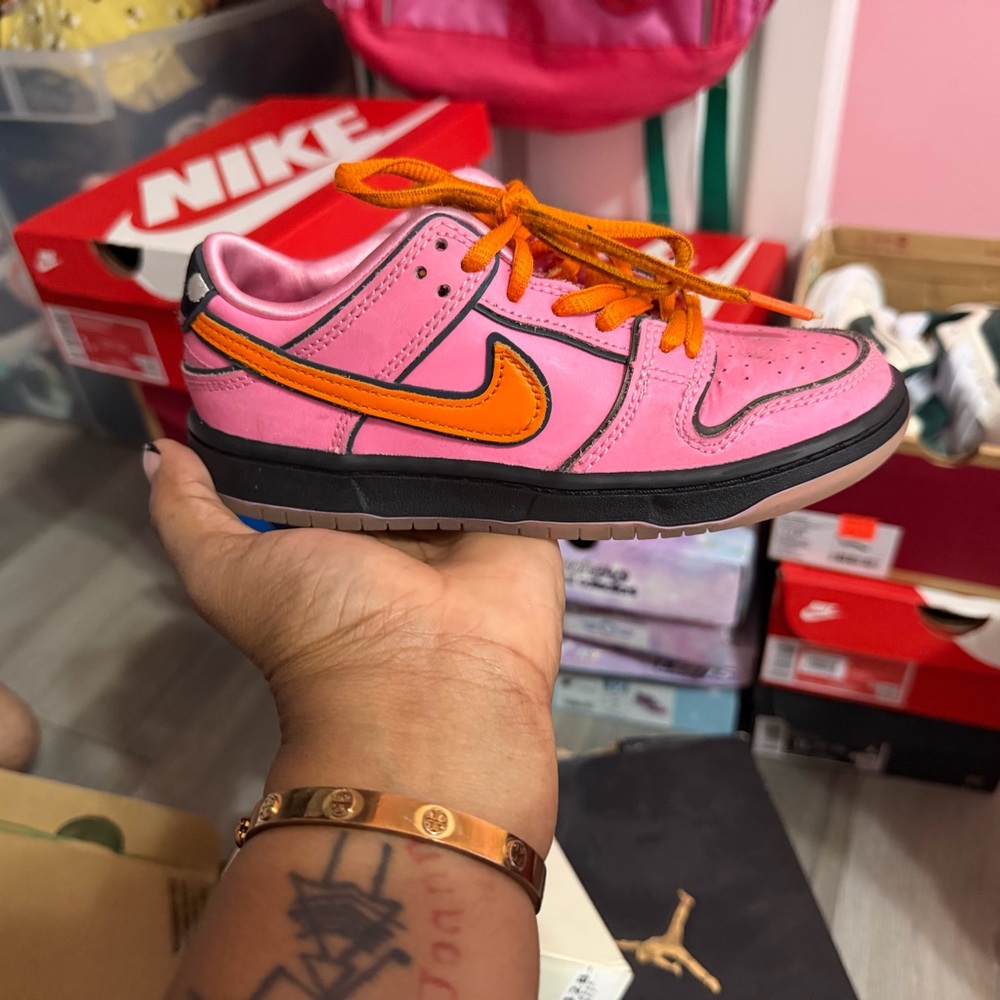 Kids Blossom Powerpuff Nike Dunks